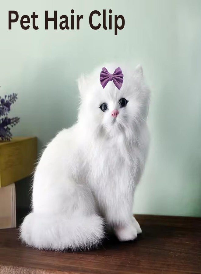 Western Era Dog Bow Hair Clip - Stylish, Comfortable Accessory for Small, Medium & Large Dogs - Ideal for Grooming, Photoshoots, Parties Durable, Fashionable Pet Design (Light Purple) - Image 5